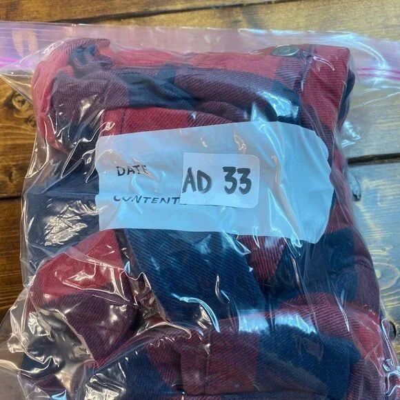 Zara Man shacket overshirt plaid long sleeve button down shirt size XL 44 - Picture 6 of 6